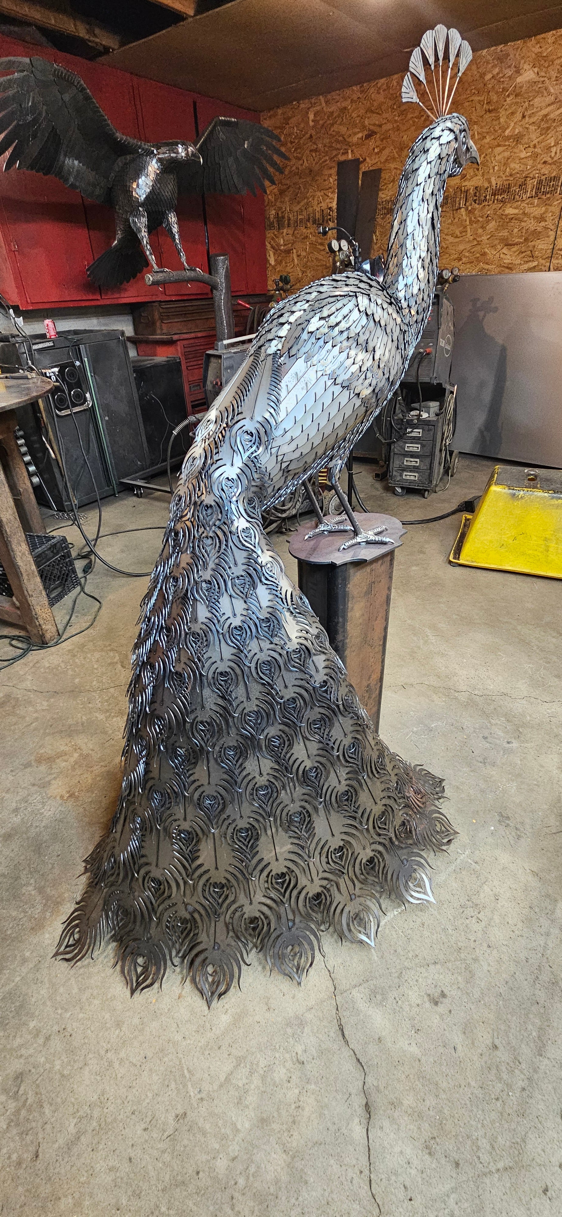 Peacock on a Pedestal