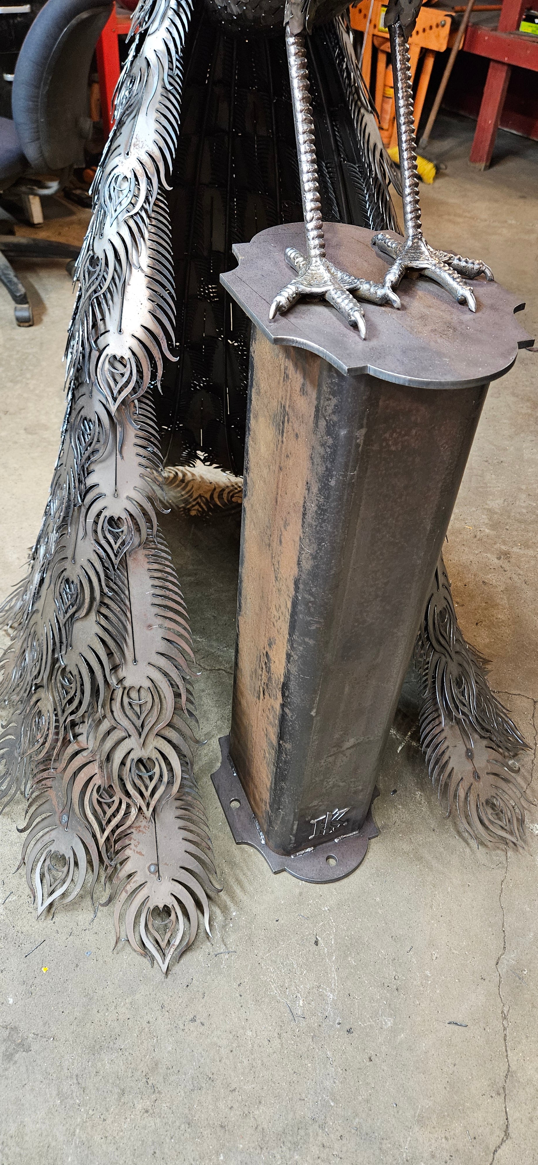 Peacock on a Pedestal